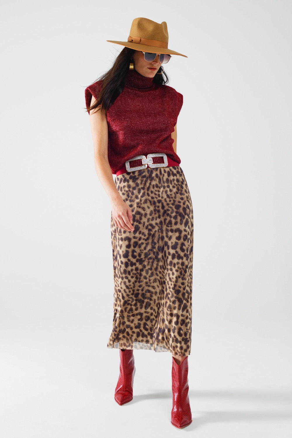 Cozy Turtleneck Sleeveless Sweater